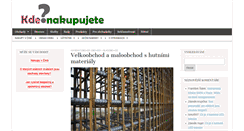 Desktop Screenshot of kde-nakupujete.cz